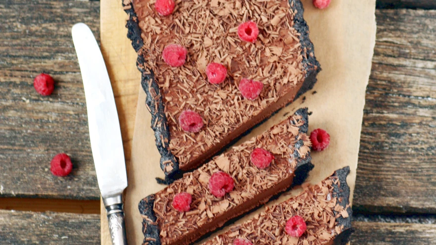 Küpsetamata šokolaadikook.