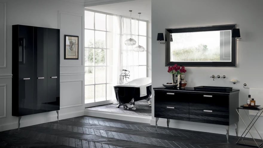 Näide musta värvi Magnifica sisustusest