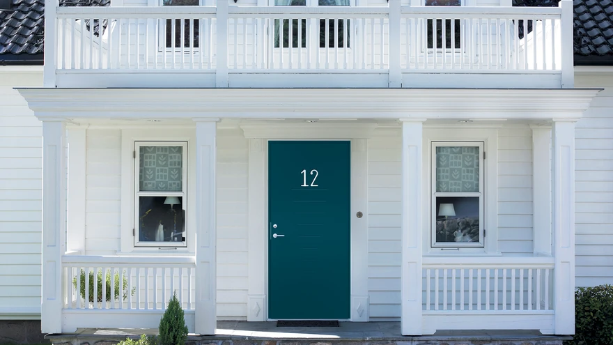 Ka majanumber võib olla disainielement.