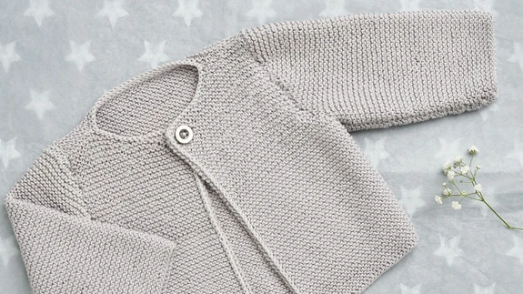 Lihtne ja armas kardigan beebile valmib kiirelt!