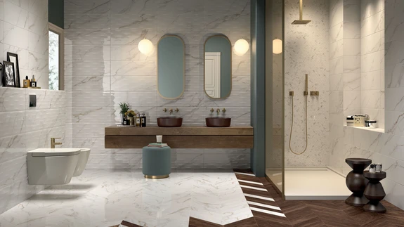 Erinevad värvid, tekstuurid ja kujud. Kokkuvõttes väga mõjus. 